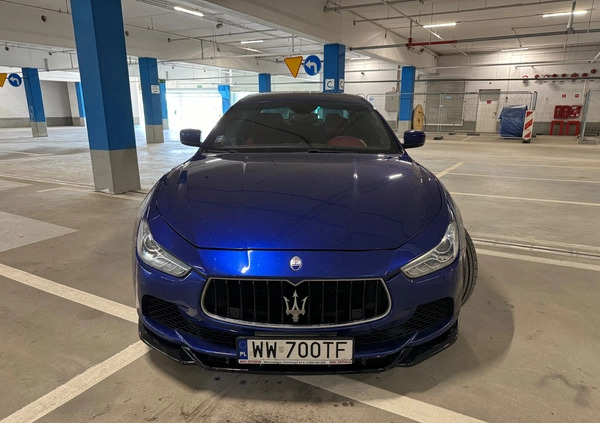 Maserati Ghibli cena 109999 przebieg: 177700, rok produkcji 2014 z Warszawa małe 121